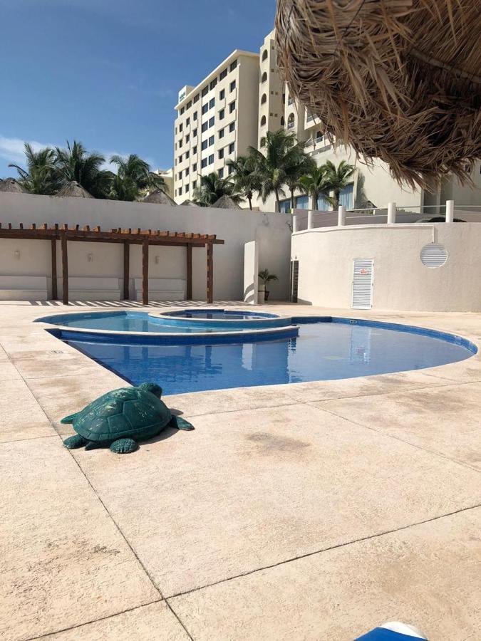 Amazing Caribbean Ocean View At Villas Marlin In Cancún Kültér fotó
