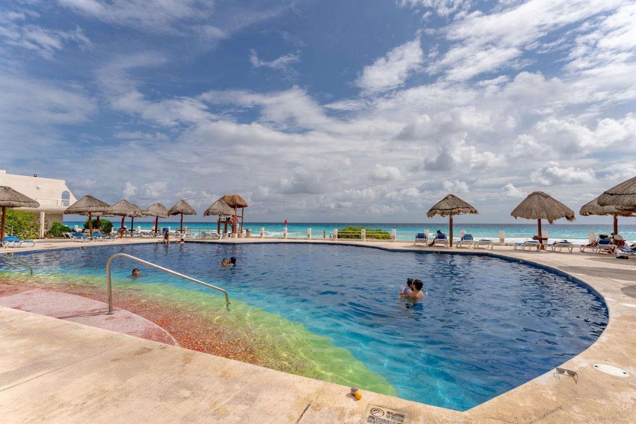 Amazing Caribbean Ocean View At Villas Marlin In Cancún Kültér fotó