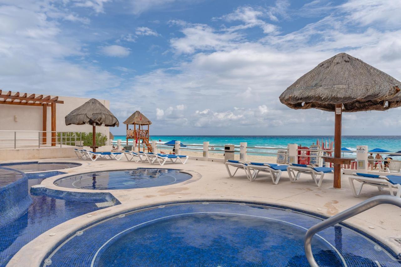 Amazing Caribbean Ocean View At Villas Marlin In Cancún Kültér fotó