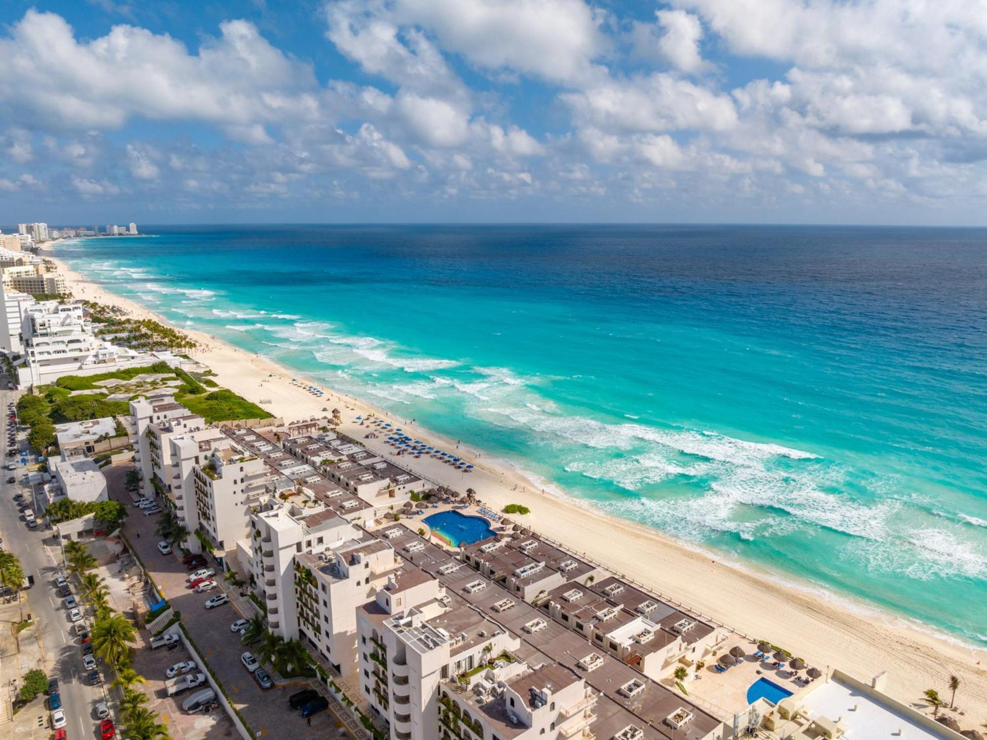 Amazing Caribbean Ocean View At Villas Marlin In Cancún Kültér fotó