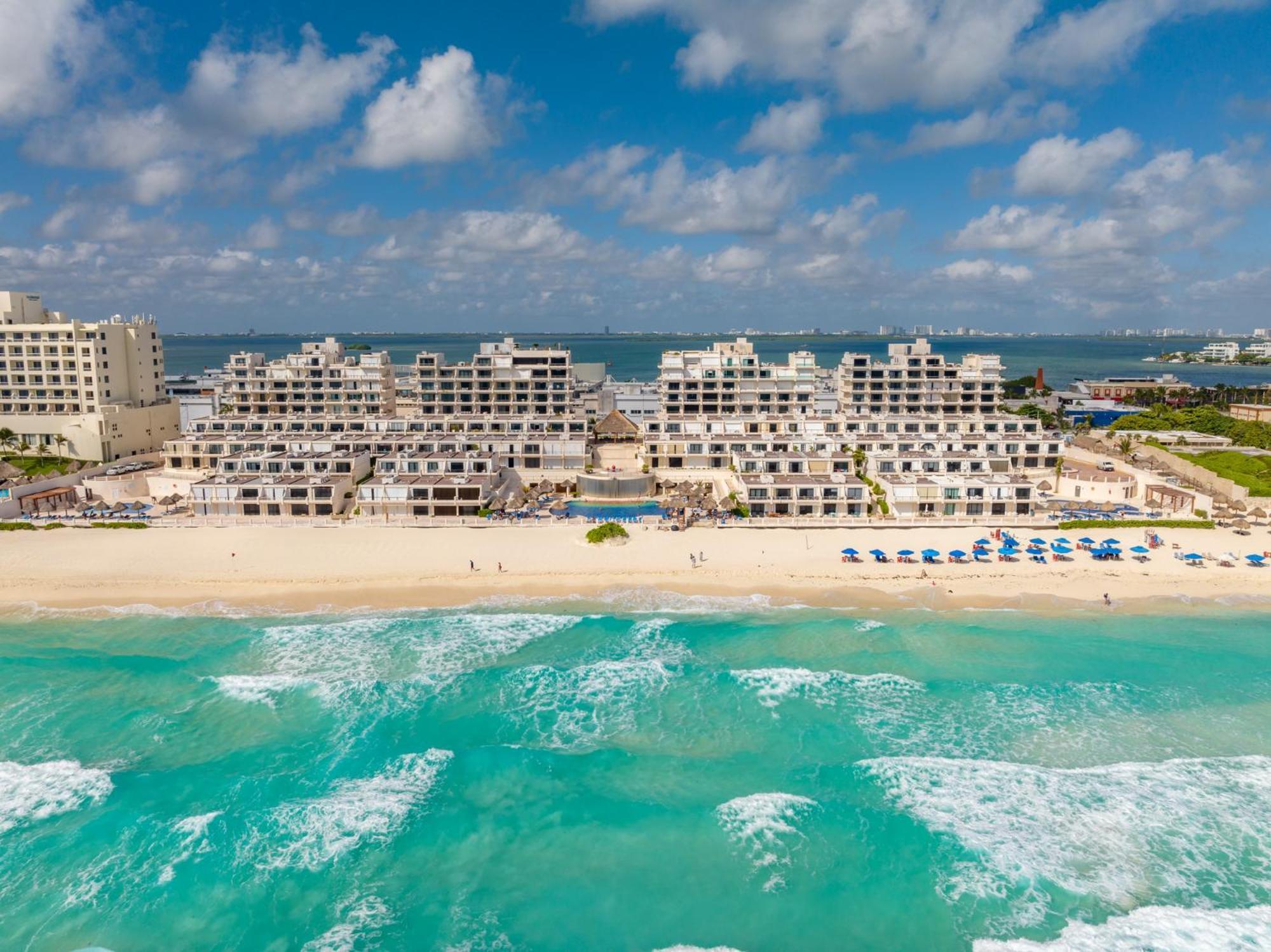 Amazing Caribbean Ocean View At Villas Marlin In Cancún Kültér fotó