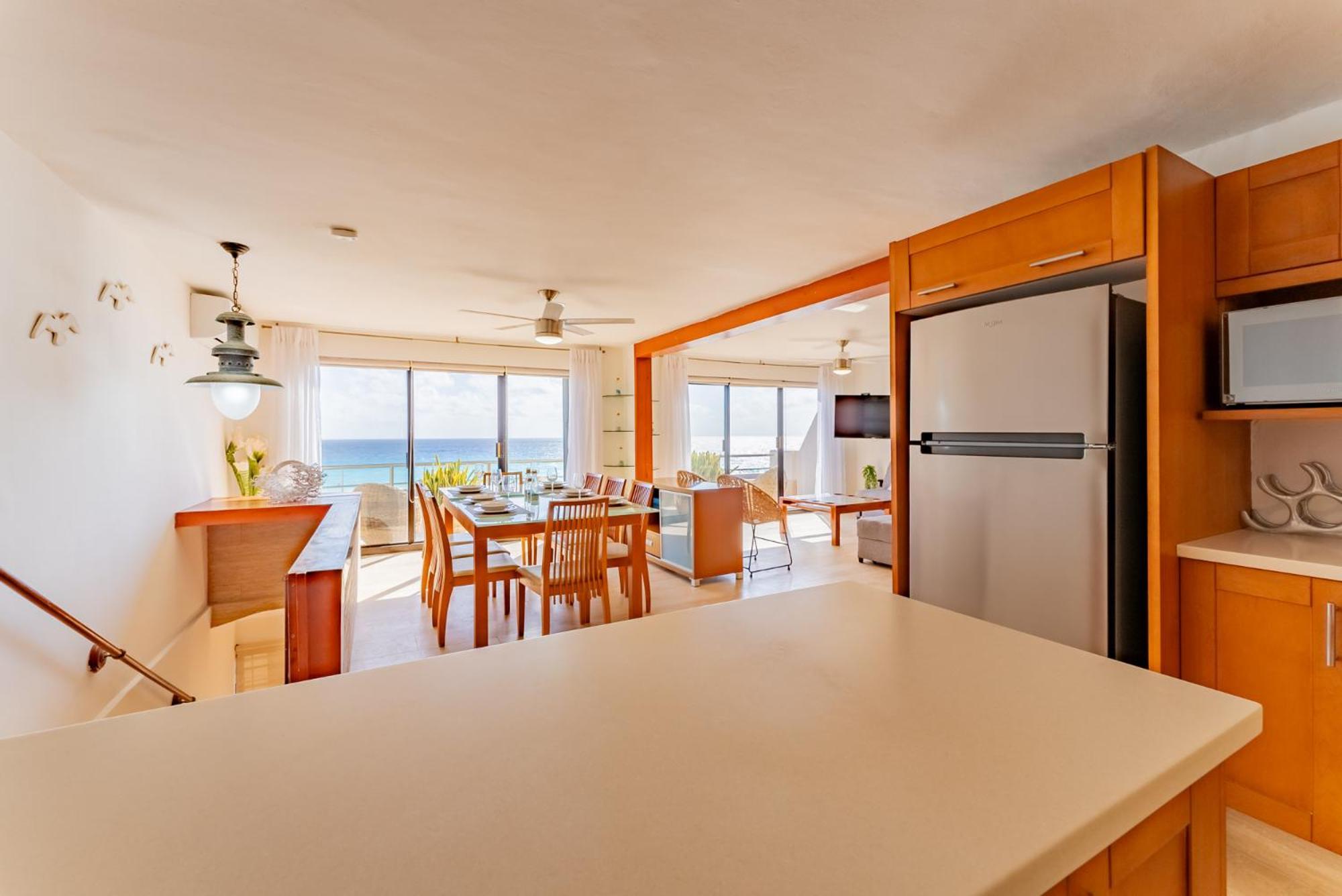 Amazing Caribbean Ocean View At Villas Marlin In Cancún Kültér fotó