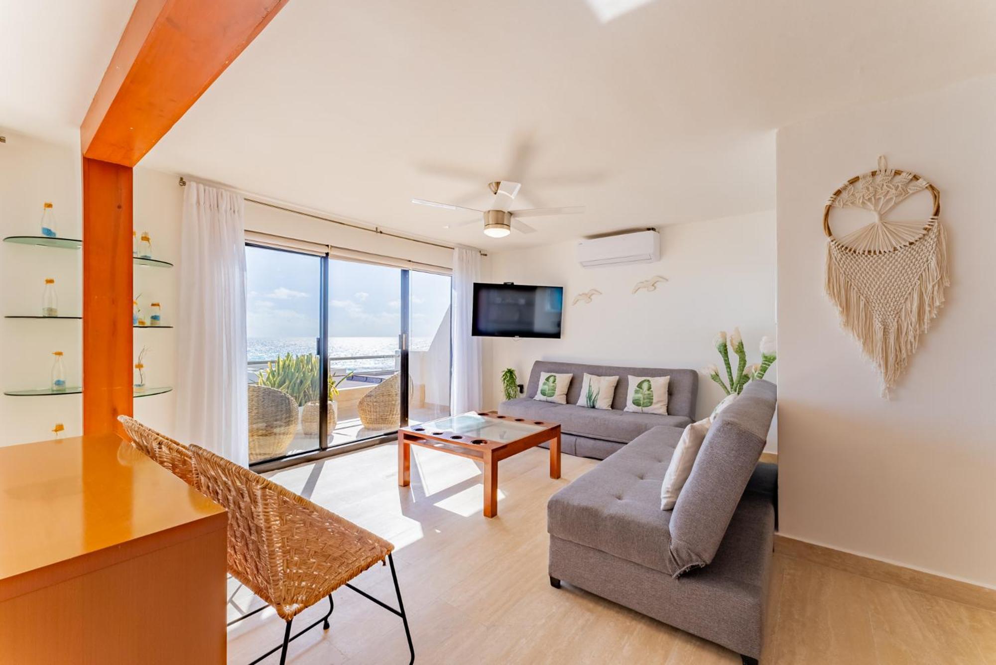 Amazing Caribbean Ocean View At Villas Marlin In Cancún Kültér fotó